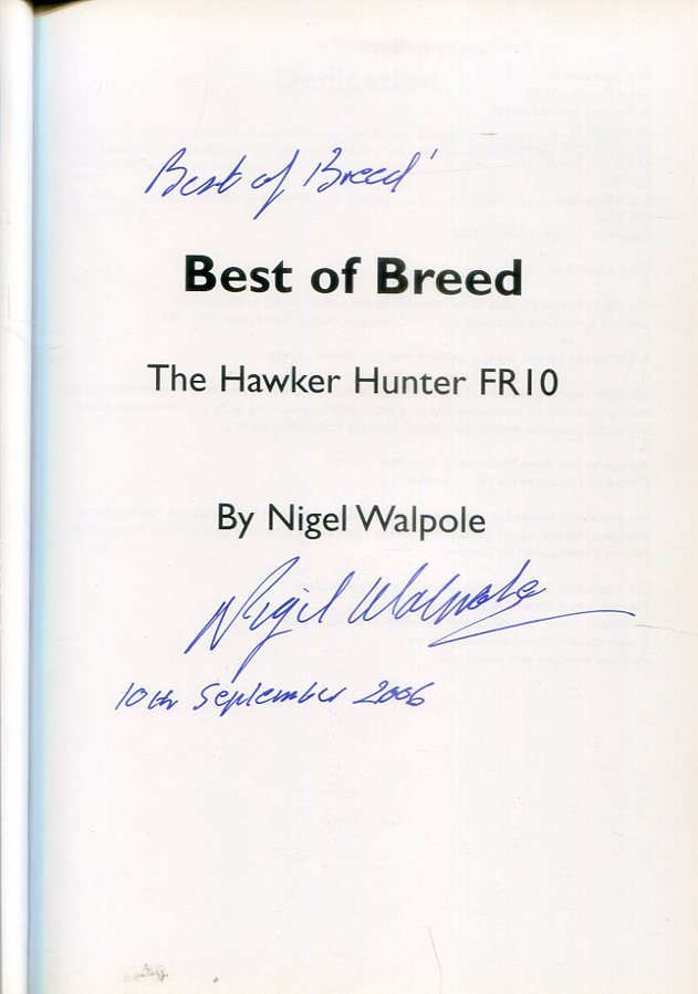 Best Of Breed - The Hunter In Fighter Reconnaissance (Signed) - Image 2