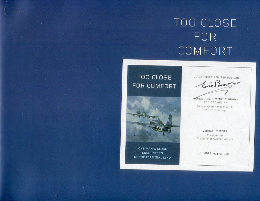 Too Close For Comfort - One Man's Close Encounters Of The Terminal Kind - Leather-bound Limited Edition - Signed - Image 2