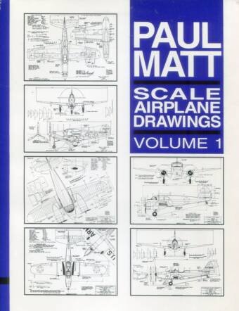 Paul Matt Scale Airplane Drawings Volume 1