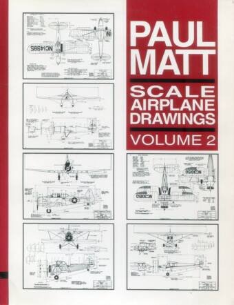 Paul Matt Scale Airplane Drawings Volume 2