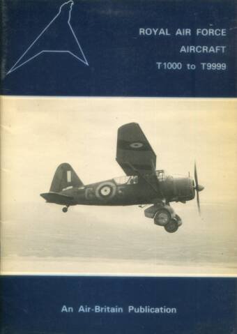 Royal Air Force Aircraft T1000 To T9999