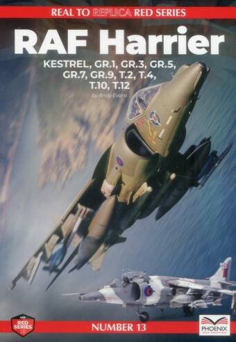 RAF Harrier - Kestrel, GR.1. GR.3. GR.5, GR.7, GR.9, T.2. T.4. T.10, T.12 - Real To Replica Red Series # 13