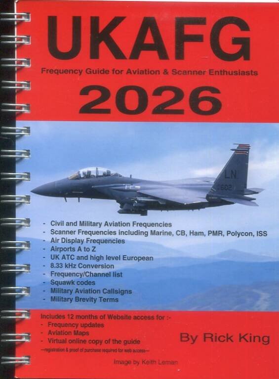 UKAFG 2026 - Frequency Guide For Aviation & Scanner Enthusiasts