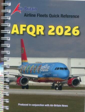 AFQR 2026 - Airline Fleets Quick Reference - Spiral Bound